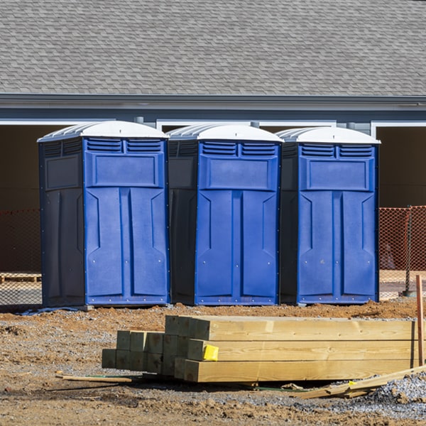 how can i report damages or issues with the portable toilets during my rental period in Santa Margarita CA